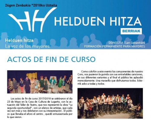Revista HH Berriak nº 24 - julio 2018